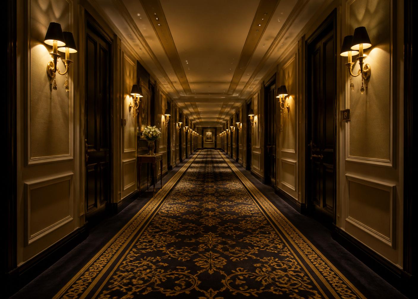 Hotel hallway